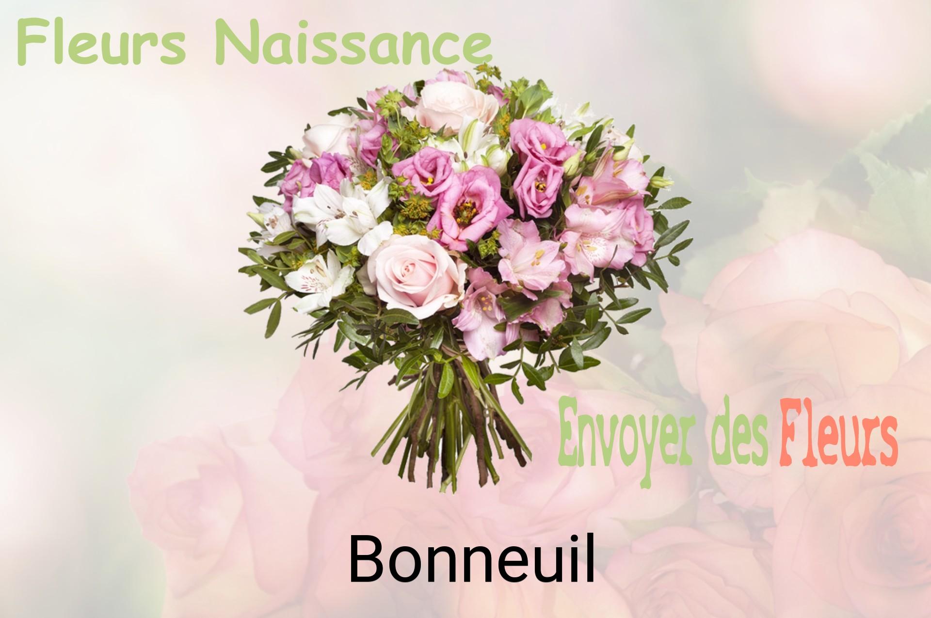 Bouquet de fleurs de naissance livré à Bonneuil